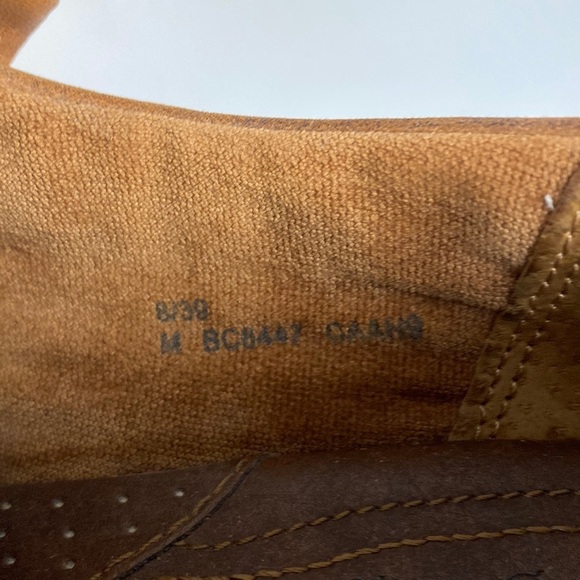 BOC Nubuck Comfort Heeled Leather Distressed Ankle Boot Size 8  Cottagecore - Picture 15 of 16